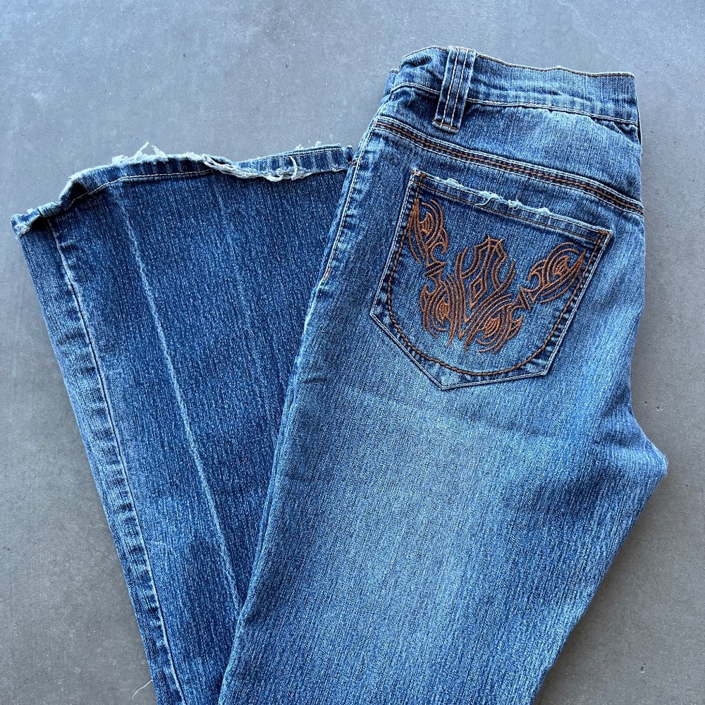 Y2K A-Jeans low waist flares